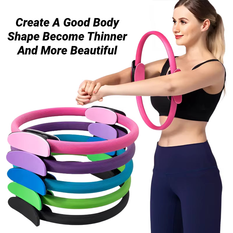 Yoga Fitness Ring Circle Pilates Women Girl Exercise Home Resistance Elasticity Workout Pelvic Floor Muscle Postpartum Training