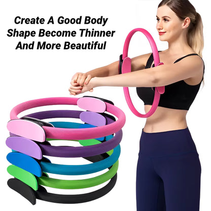 Yoga Fitness Ring Circle Pilates Women Girl Exercise Home Resistance Elasticity Workout Pelvic Floor Muscle Postpartum Training