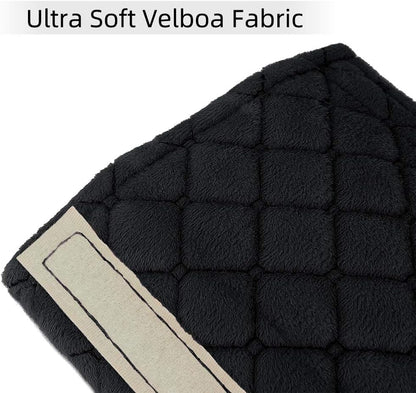 Car Seat Belt Pads Cover, 2 Pack Seat Belt Shoulder Strap Covers Protector to Release Stress to Your Neck and Shoulder for a Safety Driving (Black)